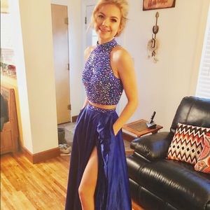 Sherri Hill two piece prom dress